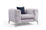 Atelier Del Sofa Silla Alada Gris Claro